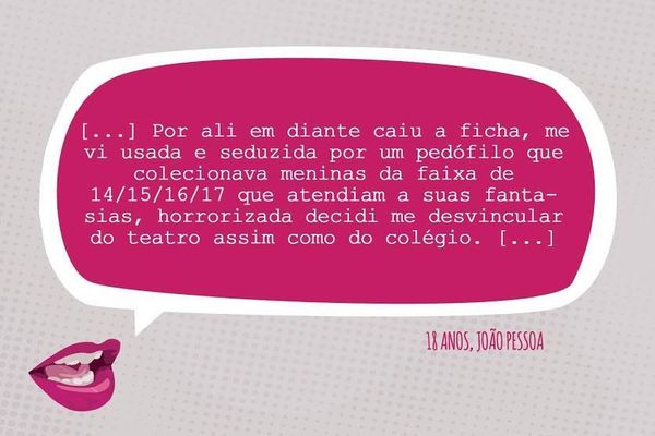 Veja mais relatos divulgados na página (Divulgação/Eu tinha um professor que)