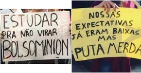11 cartazes dos protestos pela educação para tatuar no cóccix