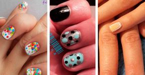 12 ideias para decorar as suas unhas com bolinhas
