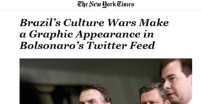 Post pornô de Bolsonaro deu até no “New York Times”