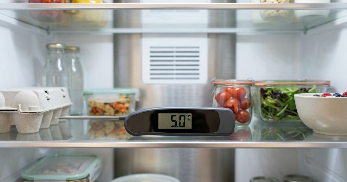 Na Dinamarca, a geladeira não precisa ficar “gelando no máximo”: manter cerca de 5 °C já é suficiente, e cada grau abaixo disso pode aumentar o consumo de eletricidade em aproximadamente 5%
