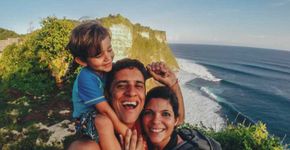 Família brasiliense dá volta ao mundo com filho de 4 anos