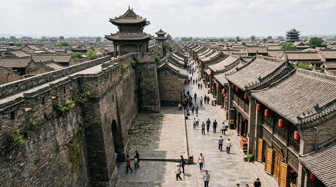 Residências tradicionais mantêm vivo o legado cultural na província de Shanxi.