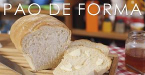Aprenda a fazer uma receita muito simples e leve de pão de forma