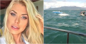 Lancha que levava Carol Bittencourt é encontrada em Caraguatatuba