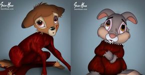 Campanha tira a pele dos animais da Disney para alertar sobre o assunto