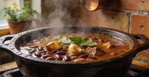 Chef de cozinha revela o segredo para um feijão mais saboroso: “A diferença está no refogado lento com alho e folha de louro”