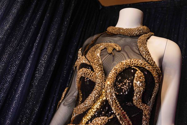 Figurino do ato de “reputation” criado por Roberto Cavalli