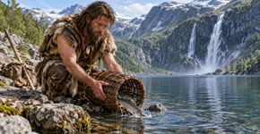 Como os peixes não conseguiam chegar às montanhas da Noruega, os caçadores-coletores os levaram para lá para pescá-los há 7.000 anos