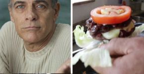Mário Gomes ensina receita de hambúrguer e fala sobre sua vida