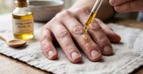 O ingrediente que você usa para cozinhar também pode ajudar quando as cutículas começam a endurecer e descamar