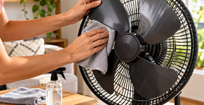 A hélice do ventilador pode acumular sujeira de um jeito que reduz o desempenho do aparelho