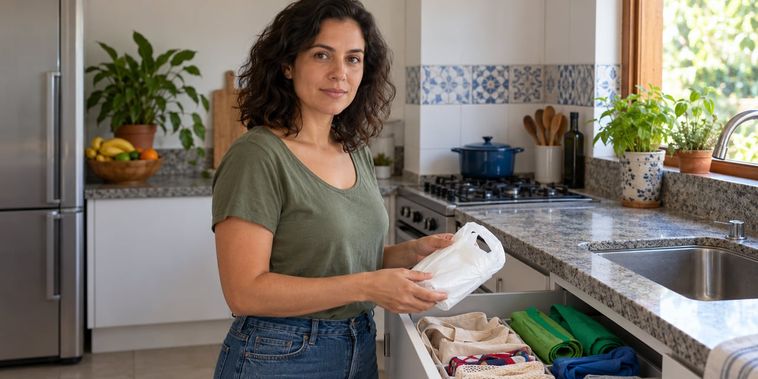 Featured main: Os psicólogos concordam: “Aqueles que guardam sacolas dentro de outras sacolas não só economizam dinheiro, mas também mantêm uma sensação de utilidade, organização e controle.”
