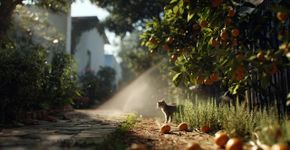 Cascas de laranja e borra de café repelem gatos naturalmente