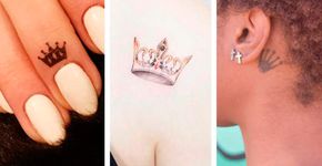 Pequenas tatuagens de coroa para você se inspirar
