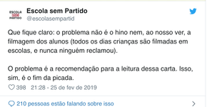 Até a Escola Sem Partido ataca ministro da Educação de Bolsonaro