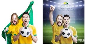 Com pouco investimento, brasileiro criou fotos temáticas e estampou campanhas da Copa do Mundo