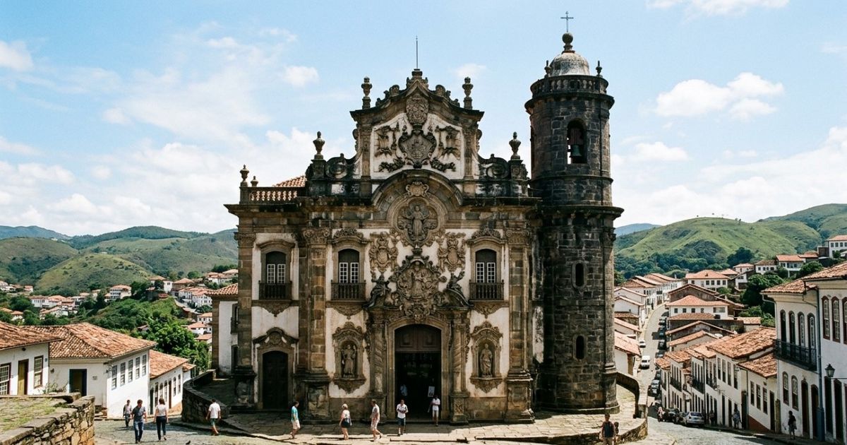 Nas encostas de Minas Gerais, uma cidade surgida no ciclo do ouro ...