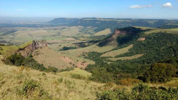 Vista da  Serra de Itaqueri