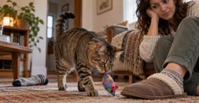 Por que alguns gatos levam meias, brinquedos e objetos pequenos até seus donos?
