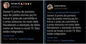 Web espalha fake news do ‘primo do porteiro’ para desacreditar coronavírus