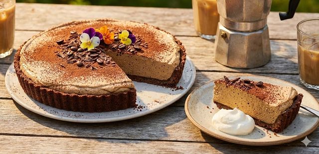 Torta gelada de café que substitui sobremesas caras e impressiona convidados