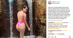 Corpo de  Cleo Pires com mais 10 quilos é lição de autoestima