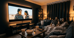 Eu montei um cinema no meu quarto com R$ 200 e o resultado ficou incrível
