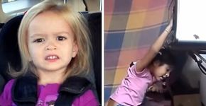 Chloe e Giovanna, rainhas-mirins dos memes, se encontraram hoje