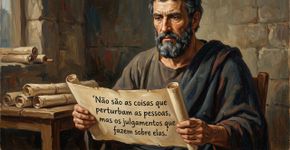 Epicteto, filósofo estoico, sobre aquilo que realmente nos perturba: “Não são as coisas que perturbam as pessoas, mas os julgamentos que fazem sobre elas.”