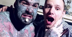 Homem mais tatuado do Reino Unido vai aparecer nu na TV em busca de amor