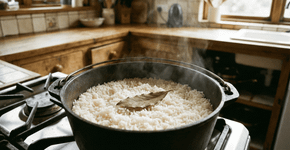 Adicione isso à água do cozimento do arroz: o resultado será incrível
