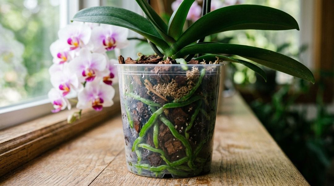 Uma orquídea não seca sempre na mesma velocidade.