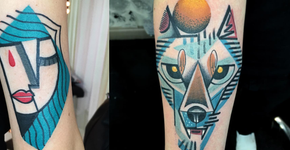 Tatuador se inspira em Picasso para fazer tatuagens incríveis