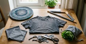 Não mande para o lixo as camisetas furadas, você tem um tesouro: 4 ideias de faça você mesmo para reutilizá-las e organizar sua casa