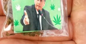 Imagem de Jair Bolsonaro é usada para vender maconha