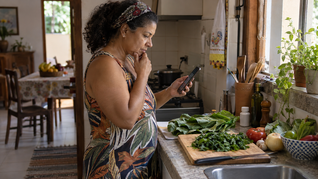 Nenhum vegetal isolado garante ossos fortes ou previne doenças sozinho.