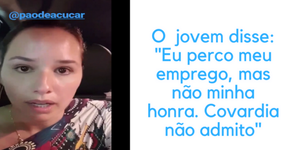 Mari Belém passa por situação covarde e coletor de lixo a defende