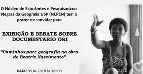 Exibição e debate sobre documentário na FFLCH – USP