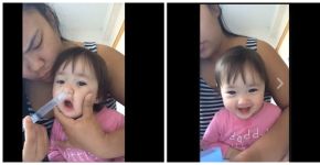 Vídeo ensinando a desentupir o nariz das crianças viraliza