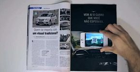 Anúncio faz motorista vivenciar acidente de trânsito