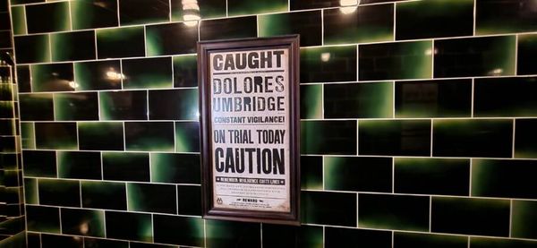 Detalhe da The Wizarding World of Harry Potter