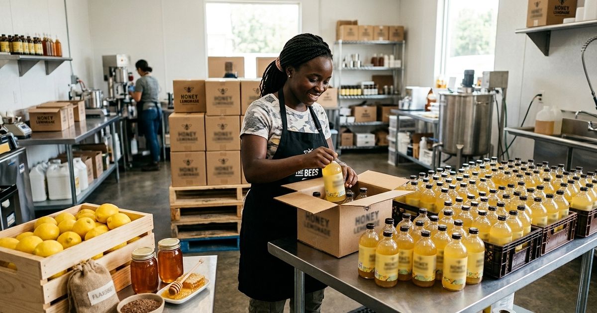 Aos 4 anos, montou uma banca de limonada usando uma receita antiga da família e poucos anos depois conseguiu colocar as garrafas nas prateleiras de grandes supermercados