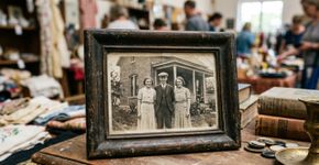 Mulher comprou uma fotografia antiga em um bazar apenas porque gostou da moldura, mostrou a imagem para a mãe e ouviu um nome que não escutava havia décadas