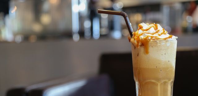 Cappuccino gelado de liquidificador bem cremosinho ❤️