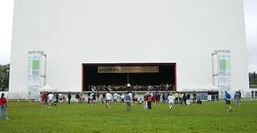 Cinema ao ar livre no Ibirapuera
