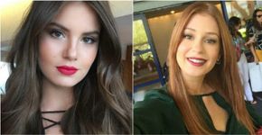 Camila Queiroz posa com Marina Ruy Barbosa, ex de Klebber Toledo