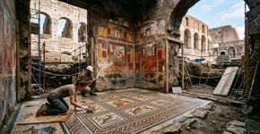 Uma área perto do Coliseu começou a ser escavada e revelou um prédio de 1.800 anos que pode ter sido um quartel dos bombeiros da Roma antiga