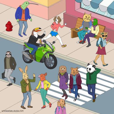Ilustração para o site 'Papo de Homem' (Vivian Dall’Alba)