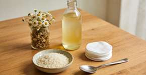 Como fazer tônico facial com chá de camomila e arroz para clarear manchas de forma única e natural